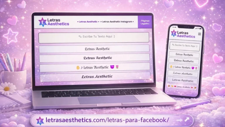 letras para facebook featured image